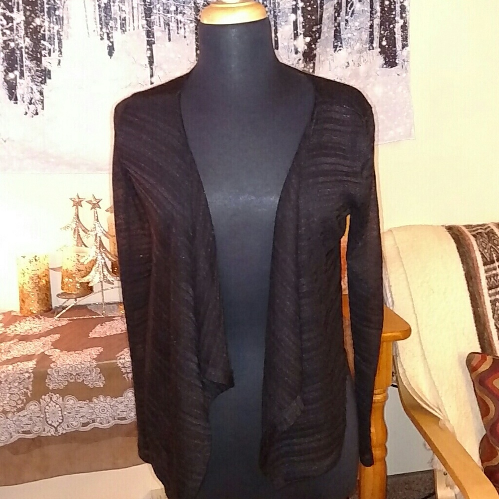 Candie's Black Sweater Shrug